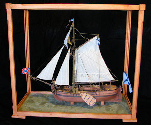 Image of Master Korabel kit of Explorer Vitus Bering's vessel St. Gabriel (Scale 1:72)