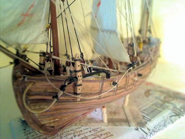 Image of Pinta Caravel Card Stock 1:220