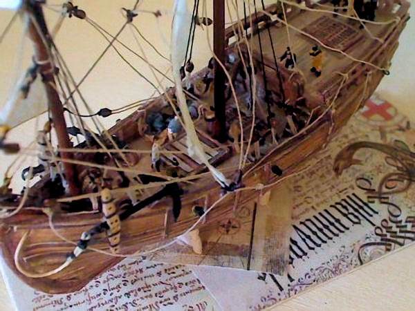 Image of Pinta Caravel Card Stock 1:220