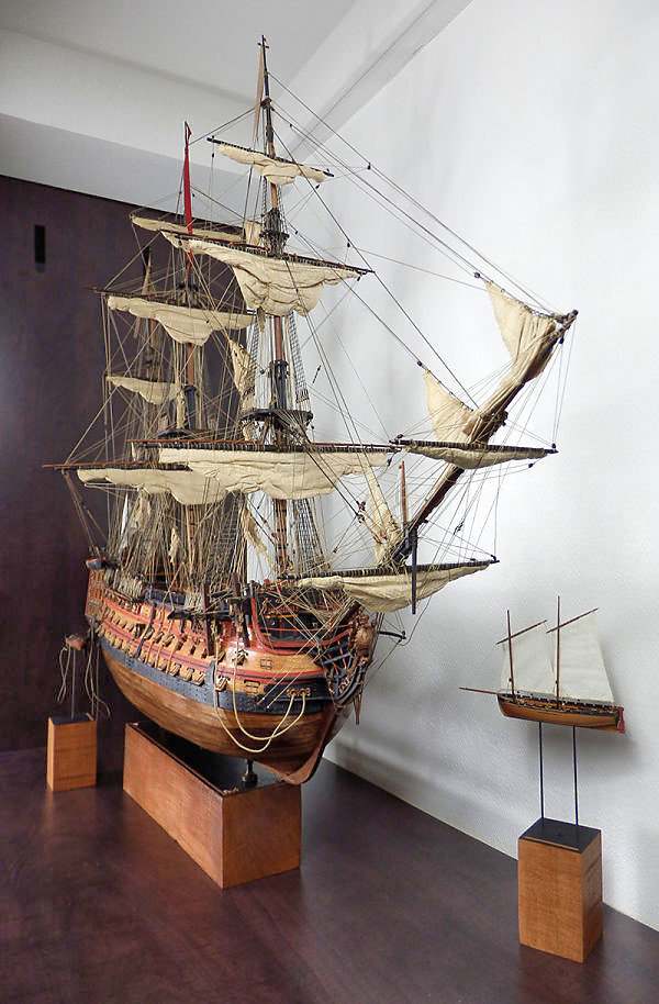 Image of 1:84 HMS Victory 1767, Artesania Latina Base, Scratch Build