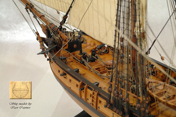 Image of 1:36 Scale Scratch Built Swedish Privateer