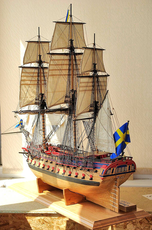 Image of Swedish 62-gun ship HM Omheten